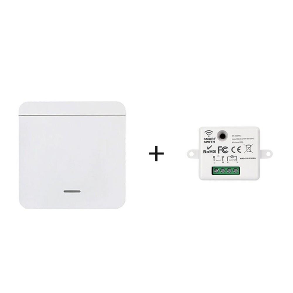 1/2/3 Gang Wireless Remote Control Switch Push Button 433MHZ Wireless Switch ON/OFF Switch Wall Panel Intelligent Switch
