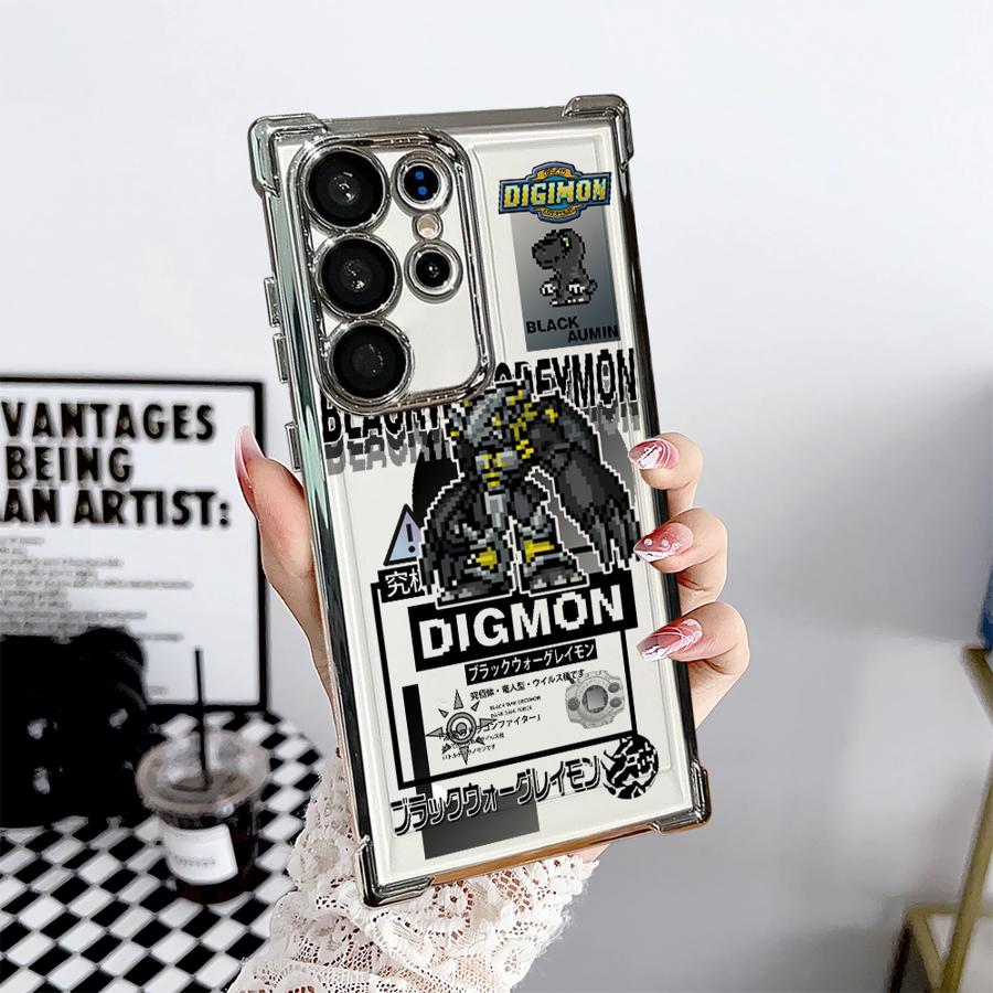 

Clear Cover Case for Samsung Galaxy S25 Plus S25 Ultra S23 S22 Ultra S24 S21FE s24fe S20 FE s24ultra D-digimon Adventure Cool Galaxy S22 Ultra 5G