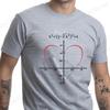 Men's T-Shirt Heart Equation Romantic Math Nerd Geek Love Gift Printed T-Shirt Summer Casual Tee T-Shirt for Men 2025 New Tops