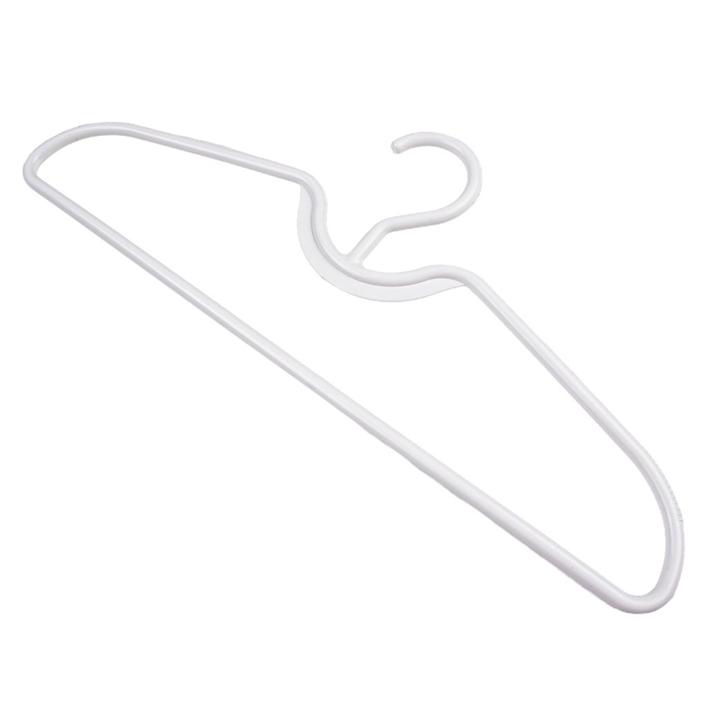 10PCS Short Neck Anti-Slip Plastic Clothes Hangers Save Vertical Space Seamless Hanger Storage Supplies Hang Clothes Rope