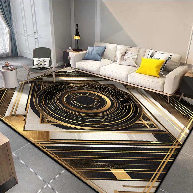 Easy Clean Light Luxury Rugs Living Room Decoration Washable Bedroom Cloakroom Non-slip Floor Mats Hotel Lobby Sofa Area Carpets