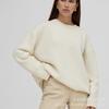 Russia's hot-selling solid-color crew-neck sweater women's 2026 popular soft-knitted top