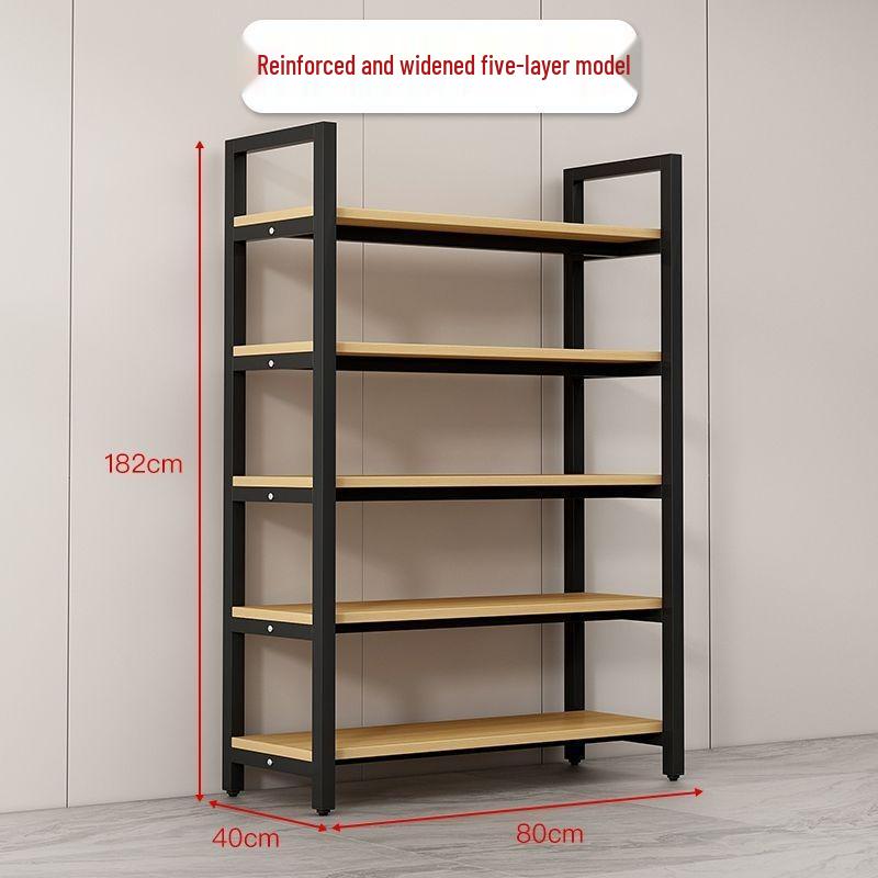 Multilayer Floor Standing Bookshelf and Storage Rack