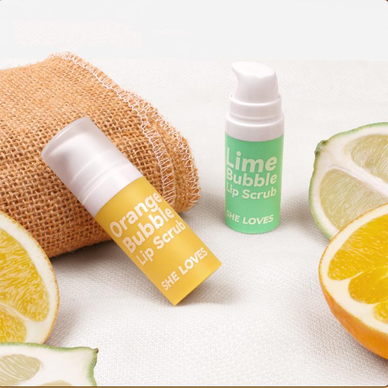 Lip Scrub Exfoliating Dead Skin Lightening Lip Lines Essence Lip Milk Bubble Lip Scrub