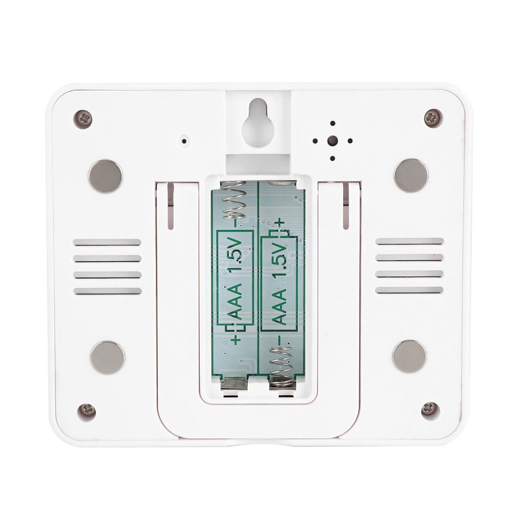 Refrigerator Thermometer with Alarm LCD Display Temperature Trend Indicator High and Low Records for Outdoor Indoor Temperature Sensor