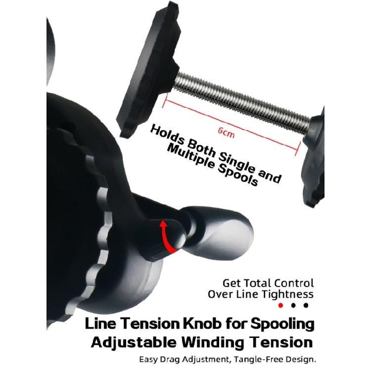 Professional Fishing Lines Winder Device Stable Spooler Machine For Easily Quick Spooling Fishing Tool Enduring
