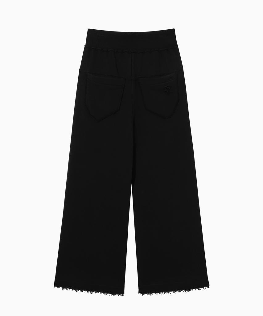 ZNUZ Scratch Damage Wide Pants - Black