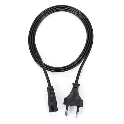 1.5M EU Power Cable 2pin IEC320 C7 Power Extension Cord For Dell Laptop Charger Canon Epson Printer Radio Speaker PS4 XBOX One S