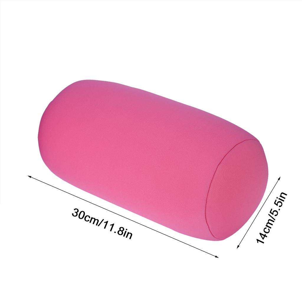 Mini Microbead Back Cushion Roll Throw Pillow Travel Home Sleep Neck Support Comfortable Home Seat Pillow