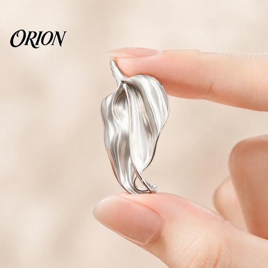 Everyday Wear Brooch Irregular Leaf Alloy Pin, Silver Golden Plated Leaves Durable Jewelry Lapel Clothing Accessory for Women Men Decoration Pin