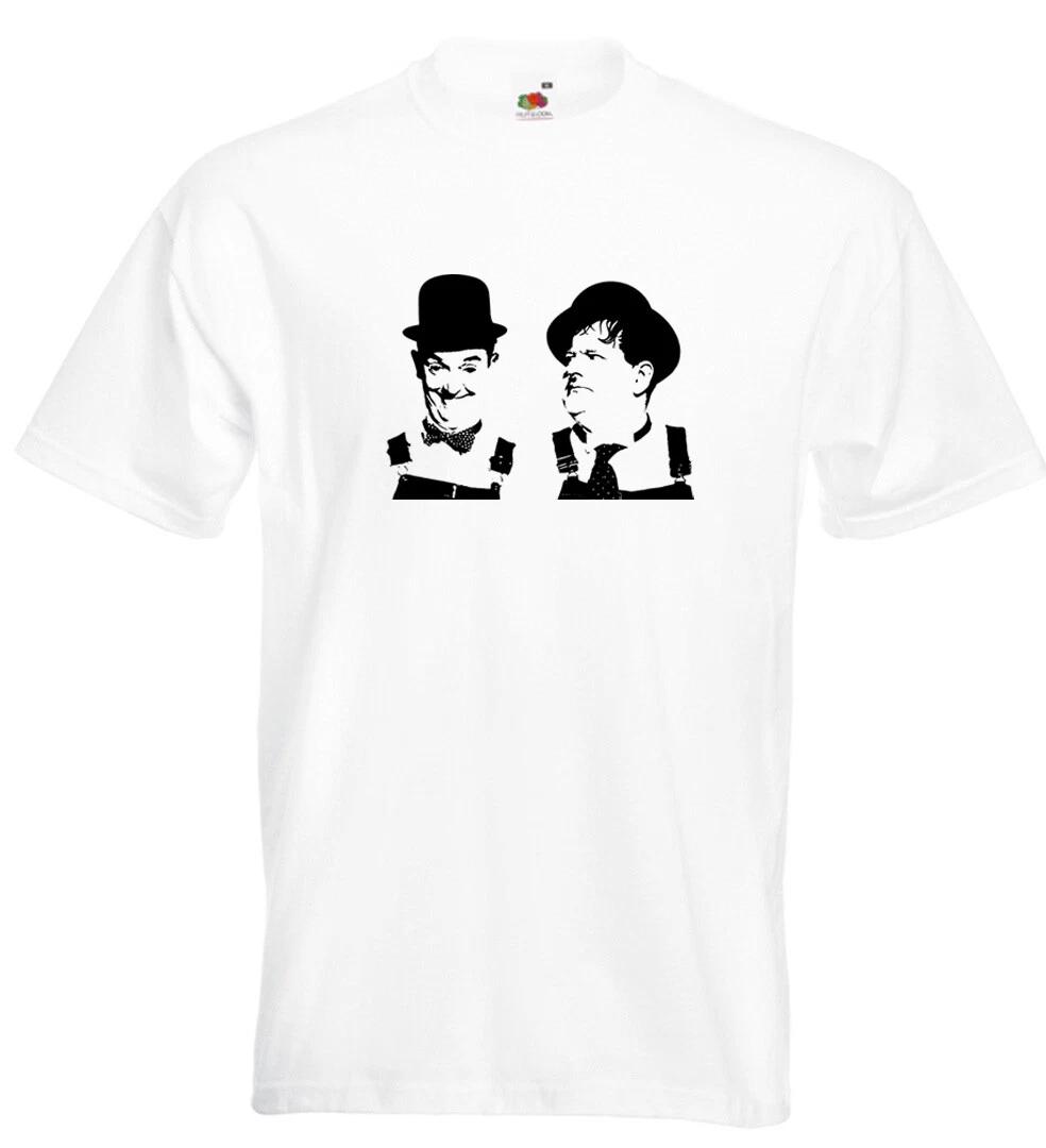 

Stan Laurel & Oliver Hardy T Shirt Hollywood Silent Movies James Finlayson 4XL