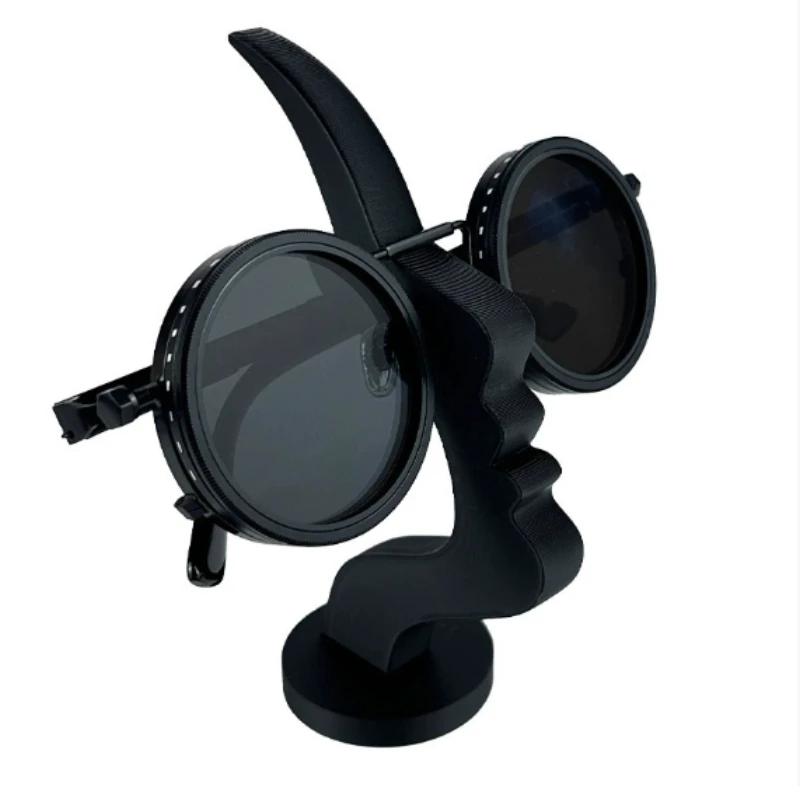 Fashion glasses placement bracket interesting side face practical and minimalist glasses decoration for desktop or bedside table