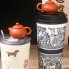 Antique Miniature Tea Set Funny Multipurpose Children's Tea Set Portable Cute Handmade Pottery Teapot Home Tea Ceremony