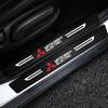 Car Doorsill Strips Protective Sticker for ASX Lancer Outlander L200 Colt Pajero Eclipse Ralliart Galant EVO Delica