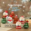 Luxury Christmas Resin Ornaments: Creative Cartoon Animal Decor & Gifts