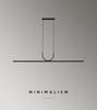 Modern Minimalist LED Pendant Light for Living Room, Bar, or Study.