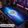 Large Mouse PadLeicester City Custom Name Text Personalized Desk Mat Non Slip Gaming Pad