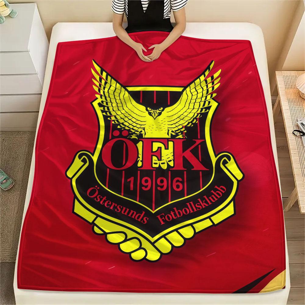 Östersunds FK FlAannel Blanket, High quality Comfortable for All Seasons, Home Decor, Warmth and Comfort