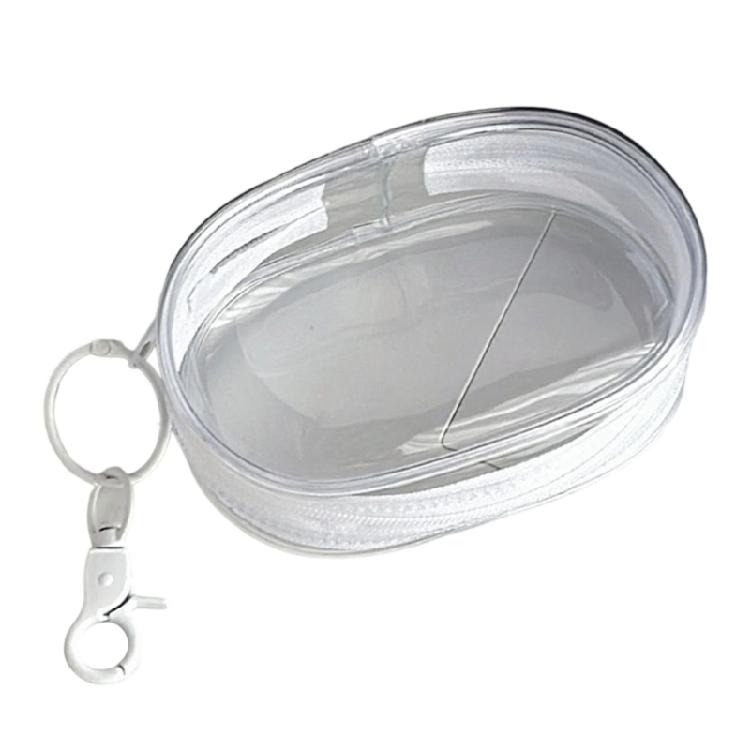 

AntiScratch Portable Electronics Organizers Visible Compartments For Charging Earphones Wire Headphone Accessory Bag білий