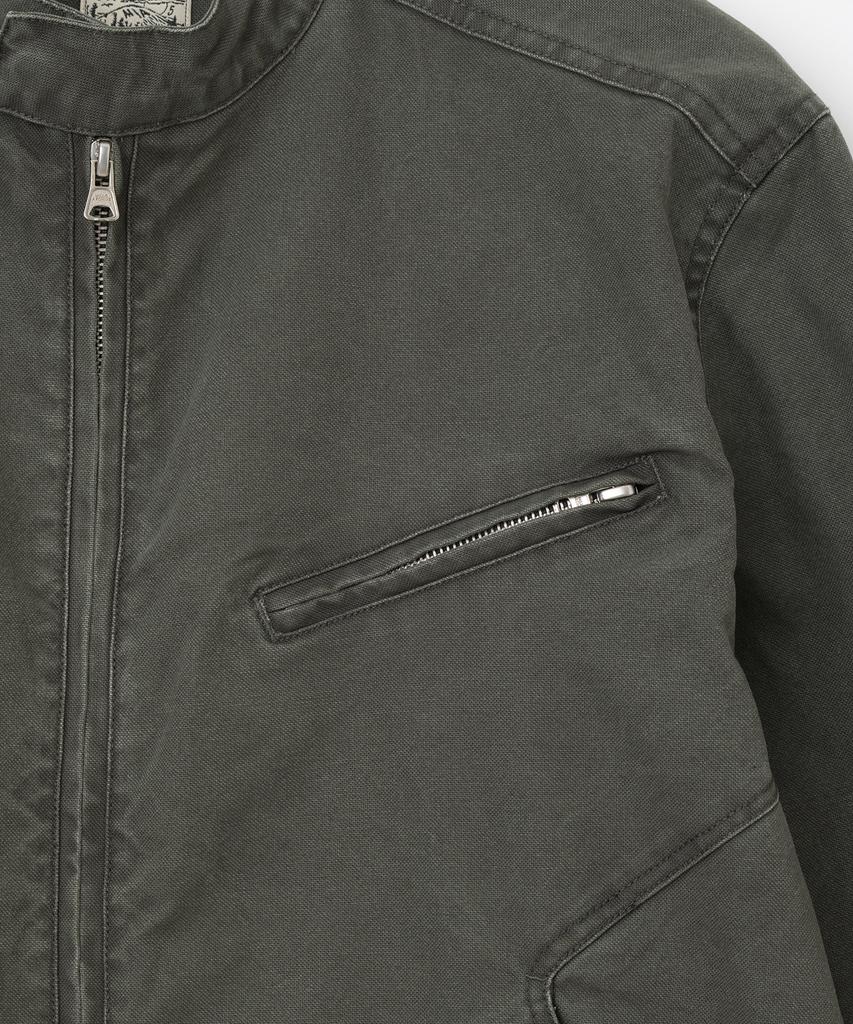 Millo Archive Vintage Cotton Cafe Racer Jacket [Washed Khaki]