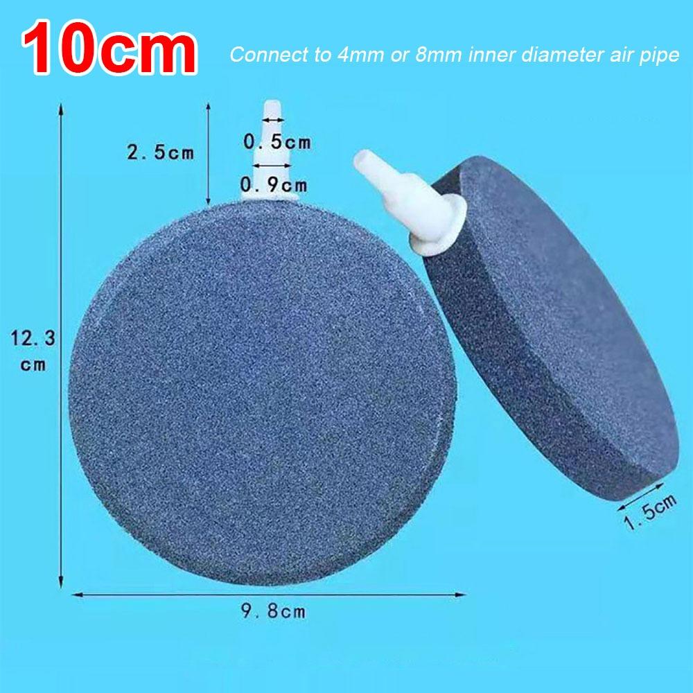 1Pcs 4/6/8/10cm Aquarium Bubble Stone Round Practical Air Pumps Bubbler Hydroponic Oxygen Plate Fish Tank Aquarium Accessories