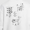 Nike Men's Casual Crewneck Pullover Long-Sleeve Sweatshirt White