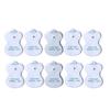 10/20 Stück Elektrodenpads Wiederverwendbare Massagepflaster für TENS-Elektroden Digitale Maschine Massage 3,5-mm-Stecker Körpermassagegerät Zubehör