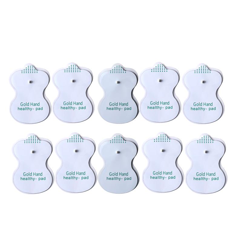 10/20 Stück Elektrodenpads Wiederverwendbare Massagepflaster für TENS-Elektroden Digitale Maschine Massage 3,5-mm-Stecker Körpermassagegerät Zubehör
