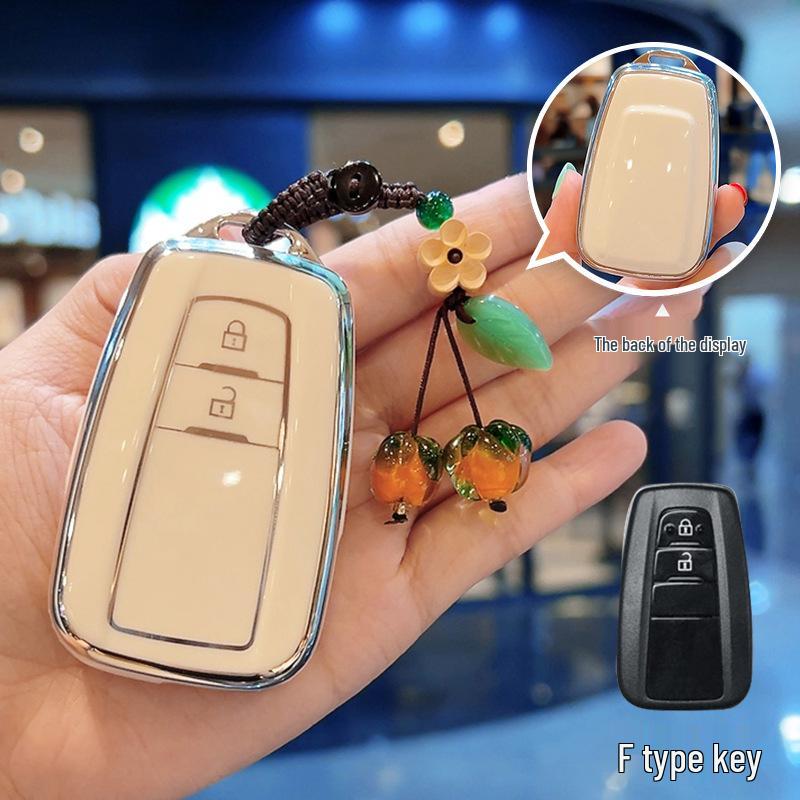 Toyota Key Cover for Camry, Corolla, RAV4, Land Cruiser, Avalon, and Viloran (Women's Edition).