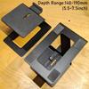 2Pcs Desktop Speaker Stand 6° Incline Space Saving Mount Speaker Risers for Living Room Study Room Table Easy to Use