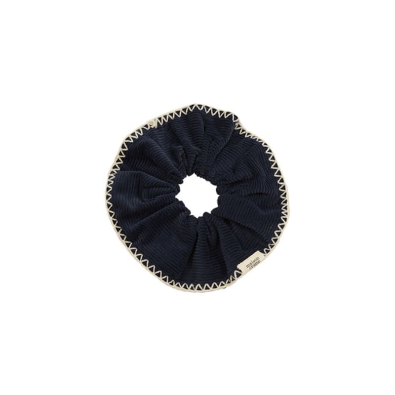 Maison Creme Stitch Scrunch _ Corduroy Navy