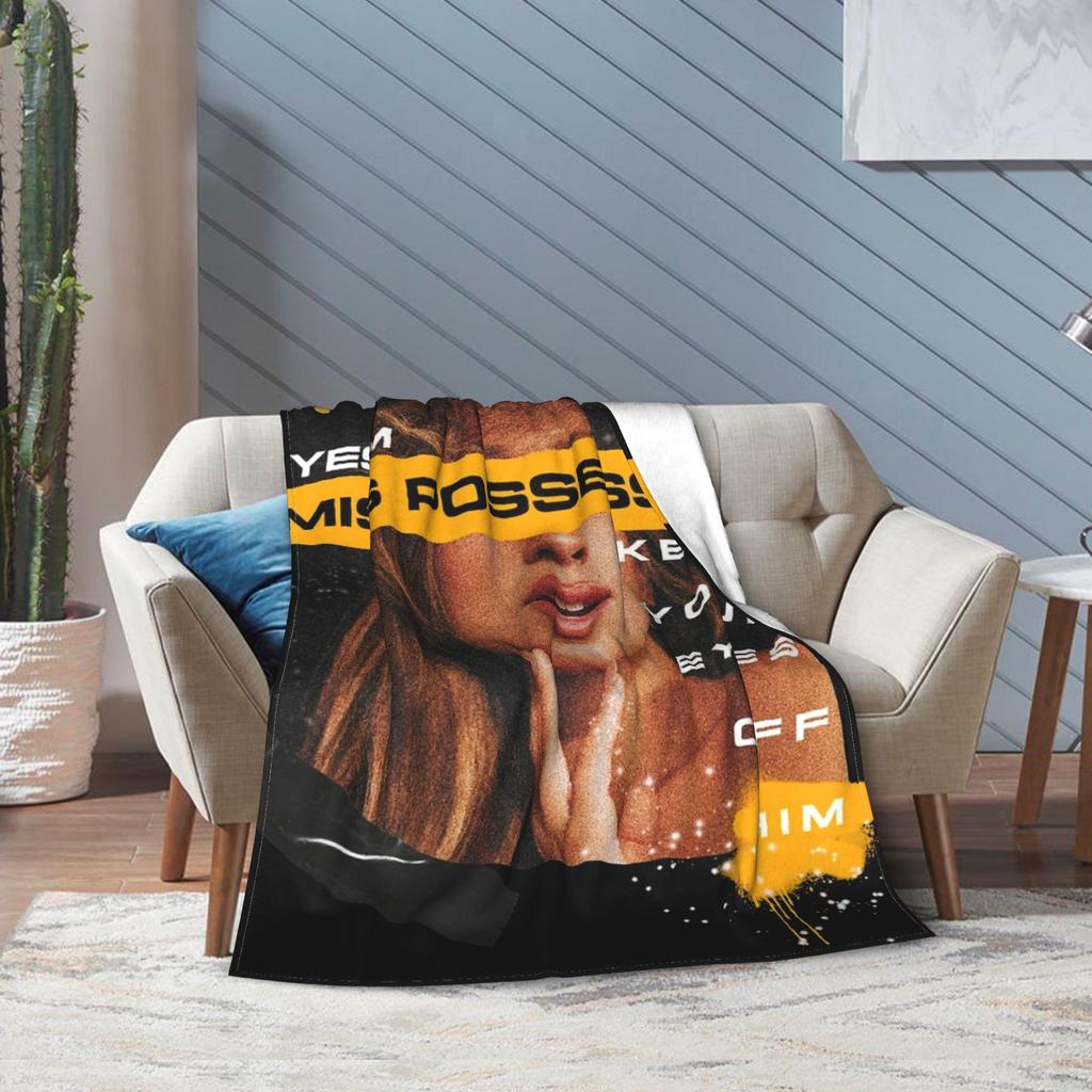 Tate McRae piosenkarka pop Koc Super Miękki Przytulny Kocyki do Rzucania na Kanapę 50x60 Calów Wielorozmiarowe Kocyki do Sypialni