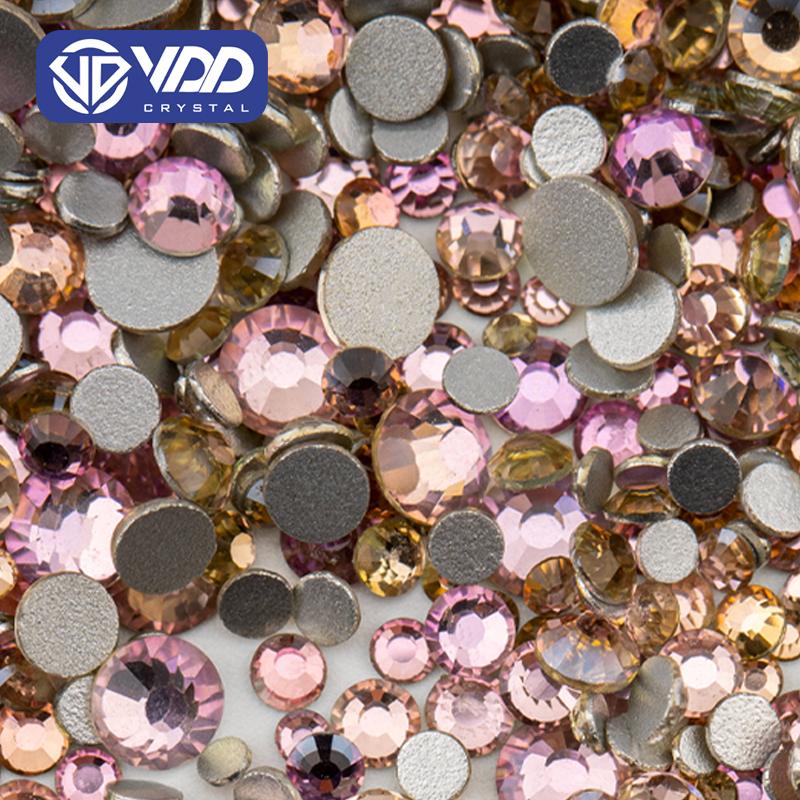 VDD Neue Farben SS4-SS30 Hochwertige Glas Kristall Strasssteine Glitzer Strass Flachrückseite Steine für Nagelkunst DIY Handwerk Dekoration