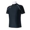 Mizuno N2JCC202 Short Sleeve Rash Guard for and School Size Black Swimming, Fitness, Use, Unisex, M,