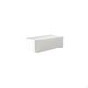Storage Cabinet, Drawer Organizer Gap Shelf, Living Room, MultiFunctional 18.8x35.5x12.2cm White