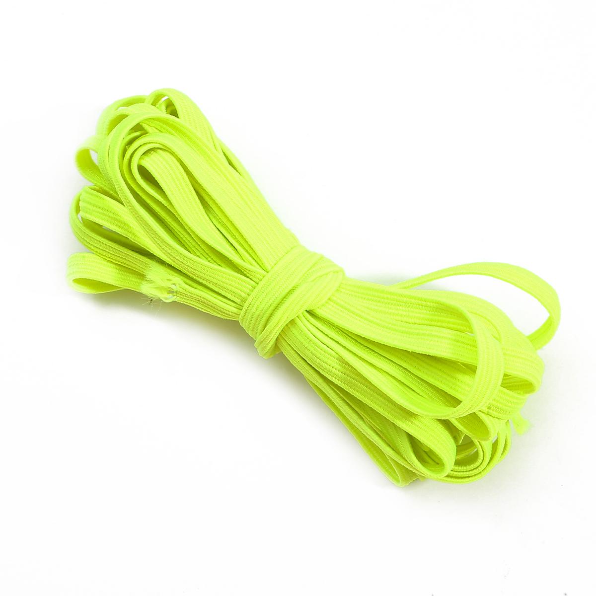 

5 м/пакет, полиэстер, плоская эластичная веревка, одежда для самостоятельного изготовления, резинка для волос, аксессуары для дома 6mm 5M/bag