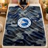 Flannel BlanketBrighton & Hove Albion Football Warm Soft Throw Blanket for Indoor Sofa Bed Living Room Use
