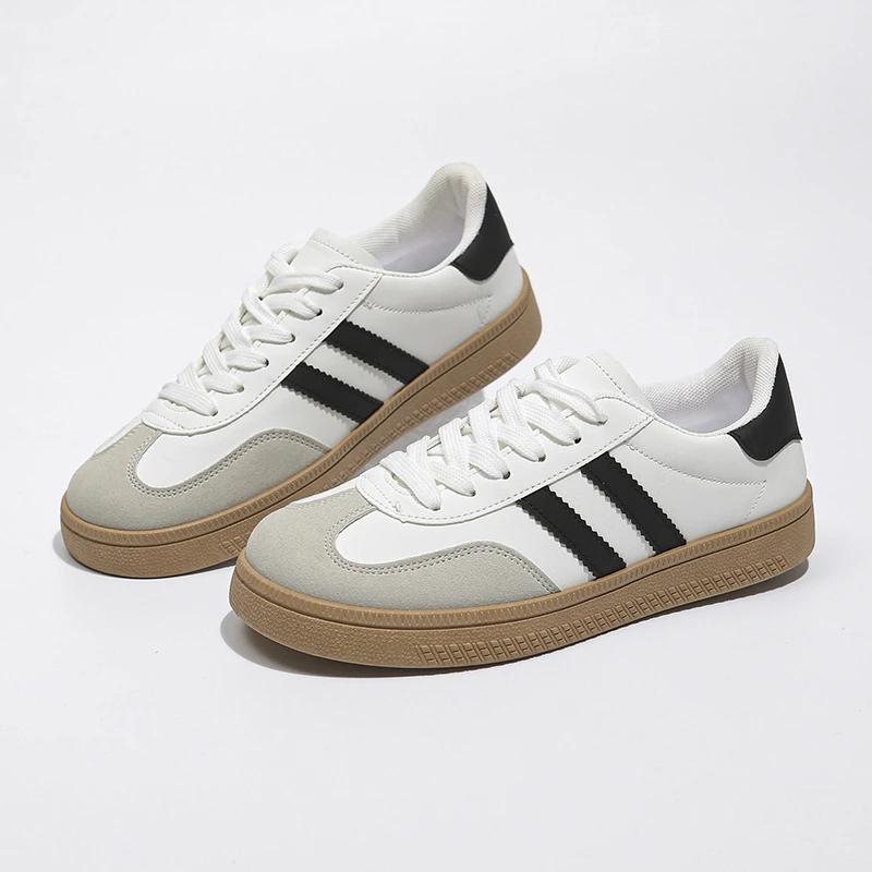 

Кроссовки Женская Обувь Весна/Осень Тренд Повседневные Балетки Модные Кроссовки Женские Новая Мода Комфорт Белые Вулканизированные Туфли на Платформе 36