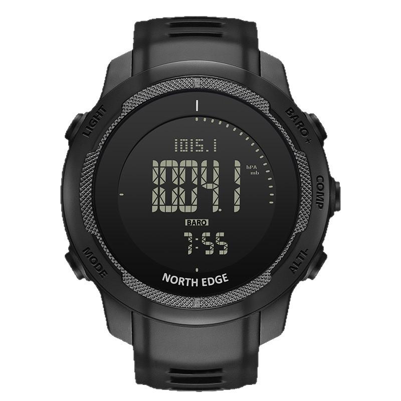 Men's Multifunctional Outdoor Sports Smartwatch: Altimeter, Barometer, Compass, Thermometer, Waterproof for Running & Mountaineering