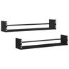 Corner Bookshelf Wall Shelf Set of 2, Book Floating Shelf, Bookshelf, Bedroom Plant Shelf, Living Room, Bathroom, Upright Shelf, 80x16x14 Cm