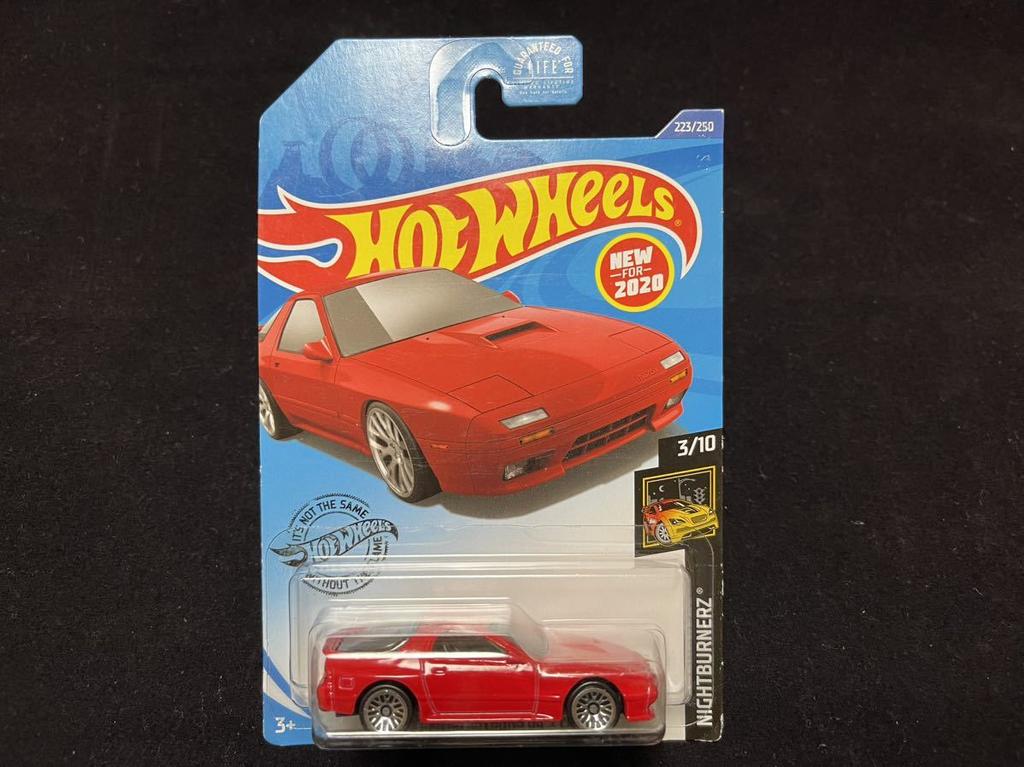 Hot Wheels D12 Mazda Savanna Red Matchbox Diecast Car American Goods Hawaiian Goods American Car Moon JDM Mattel US Card RX-7