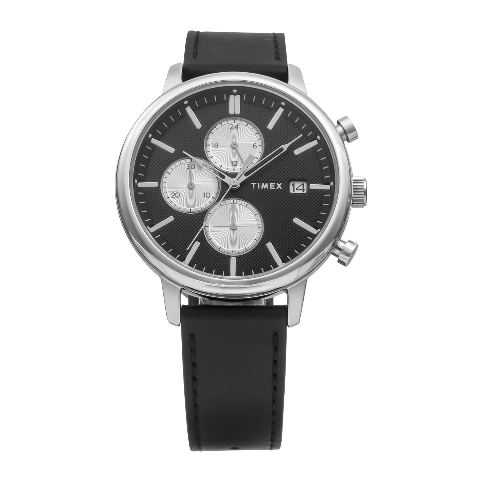 

[Timex] Chicago Brass Quartz 45MM American Watch Brand TW2W13100 Black