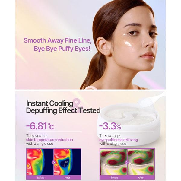 Petitfee Aura Quartz Hydrogel Eye Patch Pure Opal