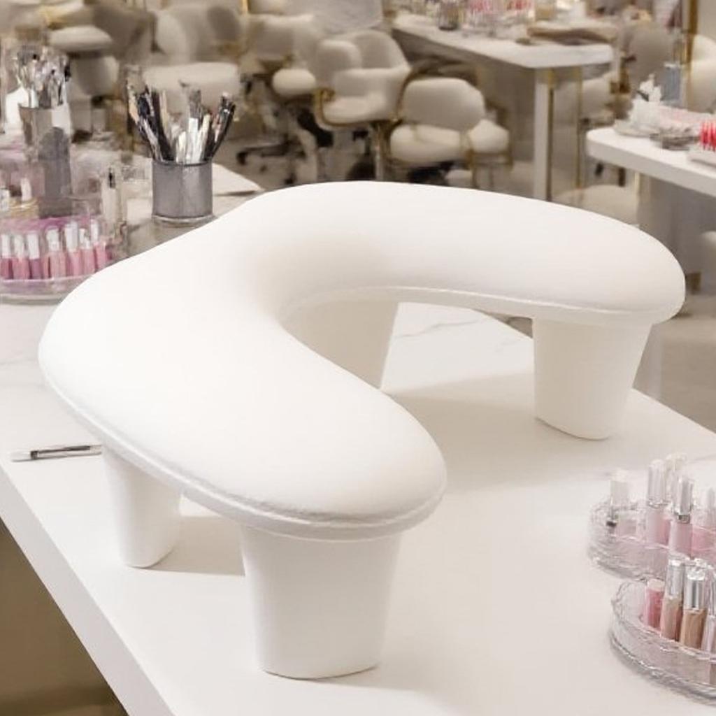 Professional Manicure Hand Support Cushion Non Slip Base Detachable Leather Pad Ergonomic For Nail Artists Display
