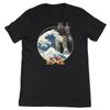Gundam RX-78-2 In Great Wave Off Kanagawa Anime Graphic Art Novelty T Shirt
