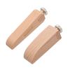Wood Sanding Blocks Handmade Leather Craft Grinding Polishing Tool Wood Sandpaper Block Leather Craft Accessories