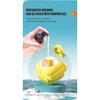 Dog Bathing Brush Pet Massage Brush Shampoo Dispenser Soft Silicone Brush Rubber Bristle for Dogs and Cats Shower Grooming Tool