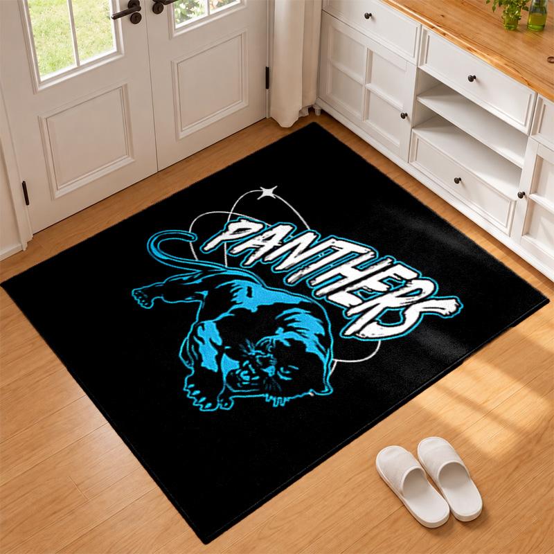 Carolina Panthers Carpet Door Mat for Living Room or Bedroom Protective Mat Under Chair Office Decoration Christmas Gift Birthday Present