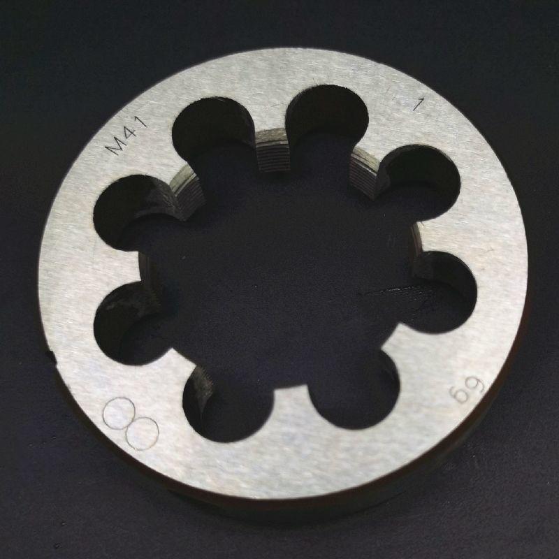 Round Die Set: M37 to M42 with X4.5, 4, 3, 2, 1.5, and 1.25 Right/Left Hand Reverse Threads