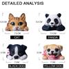 Resin Wall Stickers Animal Wall Hangings Switch Decal Home Decor Room Decorations Cartoon Dog Kitty Reindeer Elephant Panda